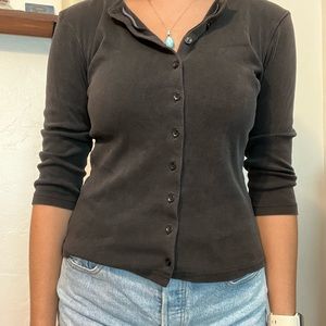 Vintage gap button up tee